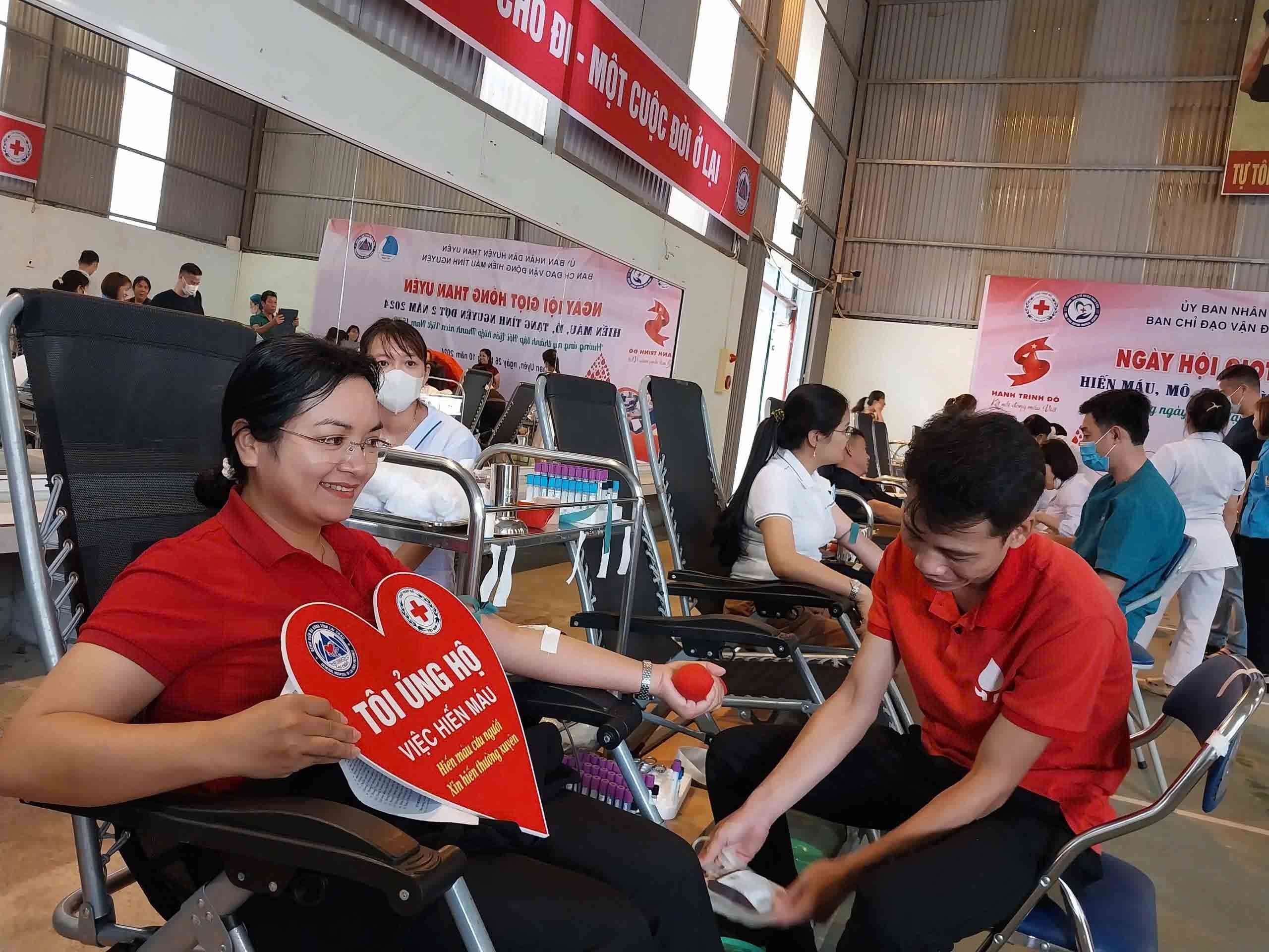 Ngày hội Giọt hồng Than Uyên hiến máu, mô, tạng tình nguyện đợt 2 năm 2024